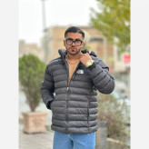کاپشن پفی مردانه طرح نورث فیس