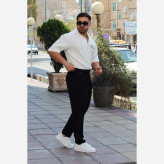 شلوار پارچه ای راسته مردانه کمر انگلیسی