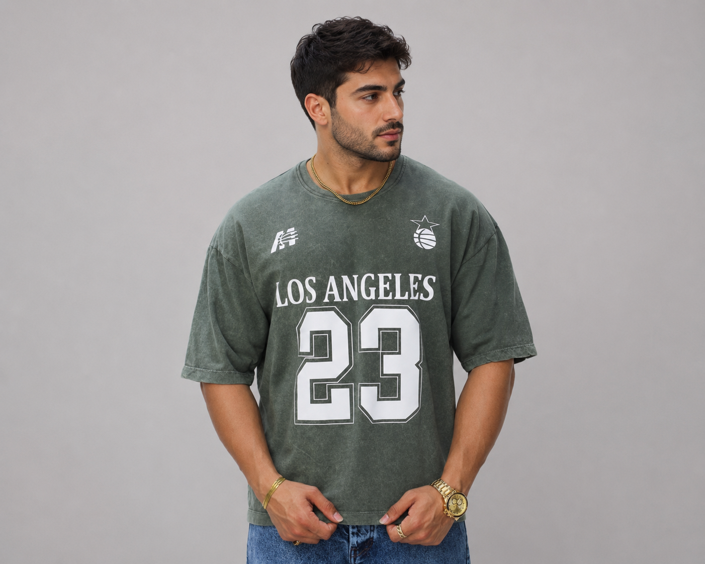 تیشرت باکسی سنگشور مدل 23
