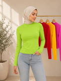 کراپ دخترانه کشی فان ریپ پنبه با طراحی ساده و ترندی، مناسب استایل روزمره، اسپرت و کژوال دخترانه.