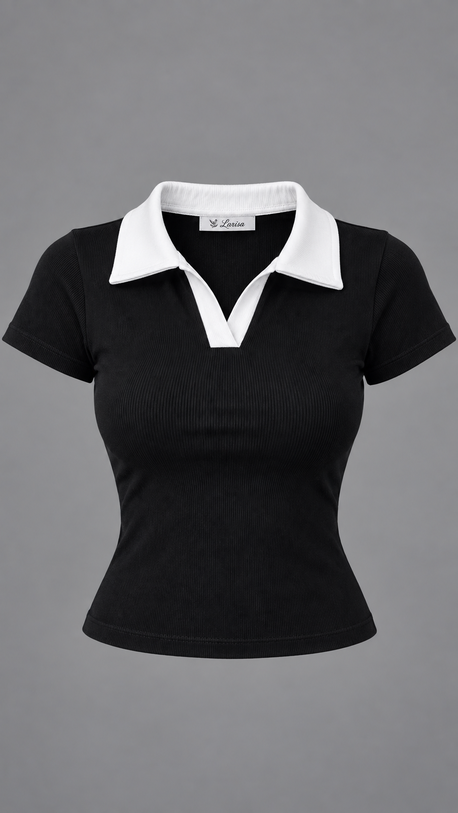 پولوشرت دخترانه پنبه کبریتی با کشسانی بالا
