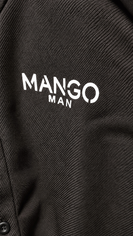 پیراهن مردانه مازاراتی کجرا آستین بلند MANGO MAN اسپرت و شیک