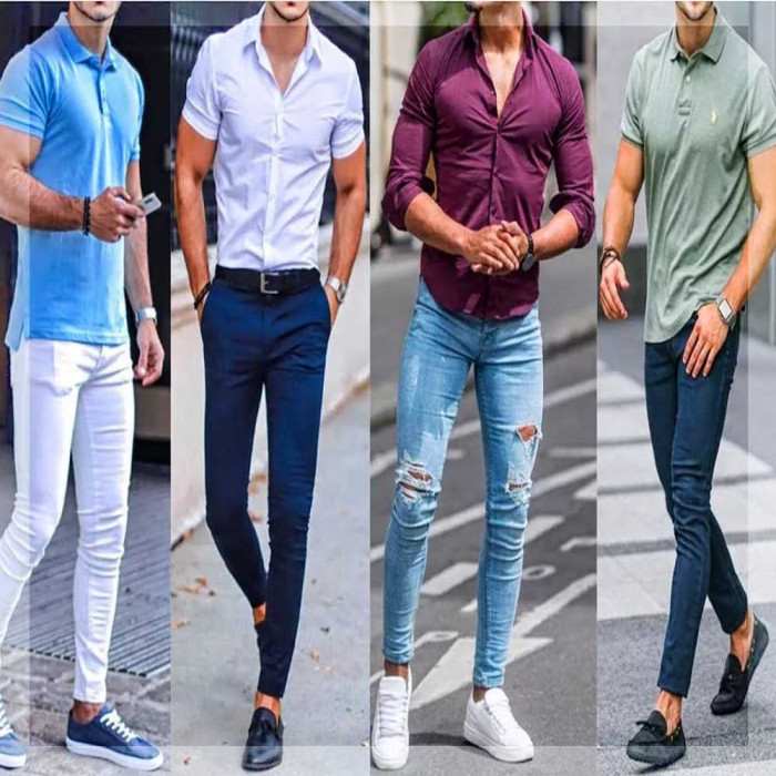 اصول لباس پوشیدن برای مردان لاغر اندام